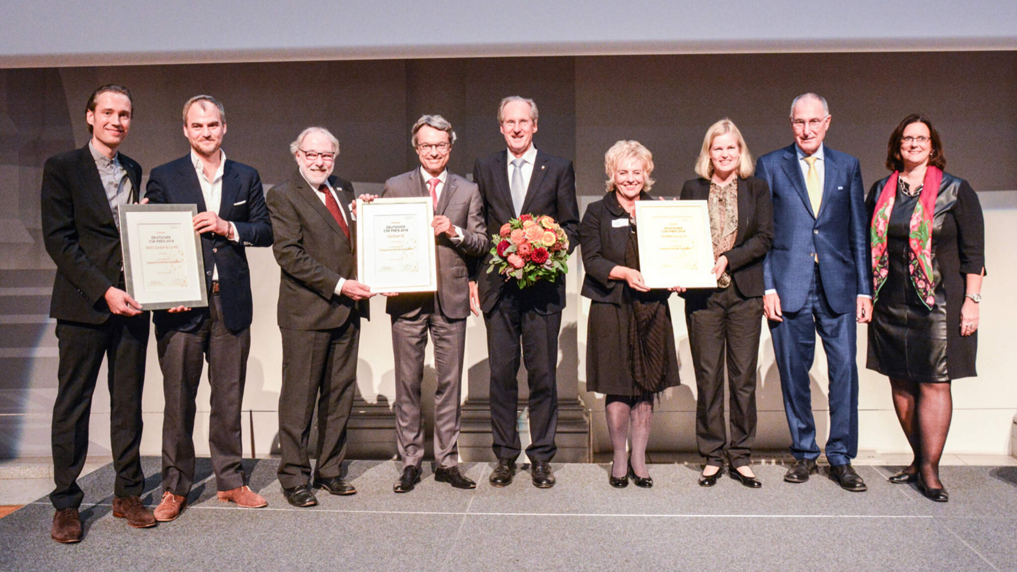 Les finalistes du CSR Award.