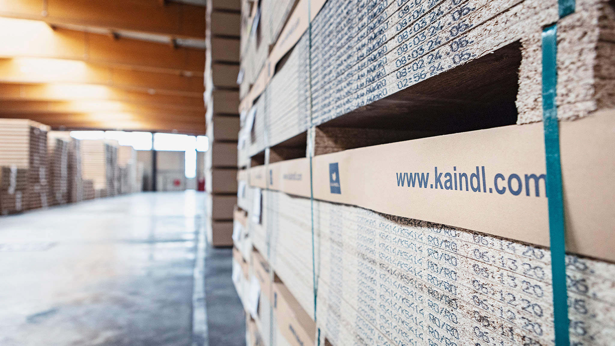 Pôle logistique : la grande surface Kaindl à Wals.