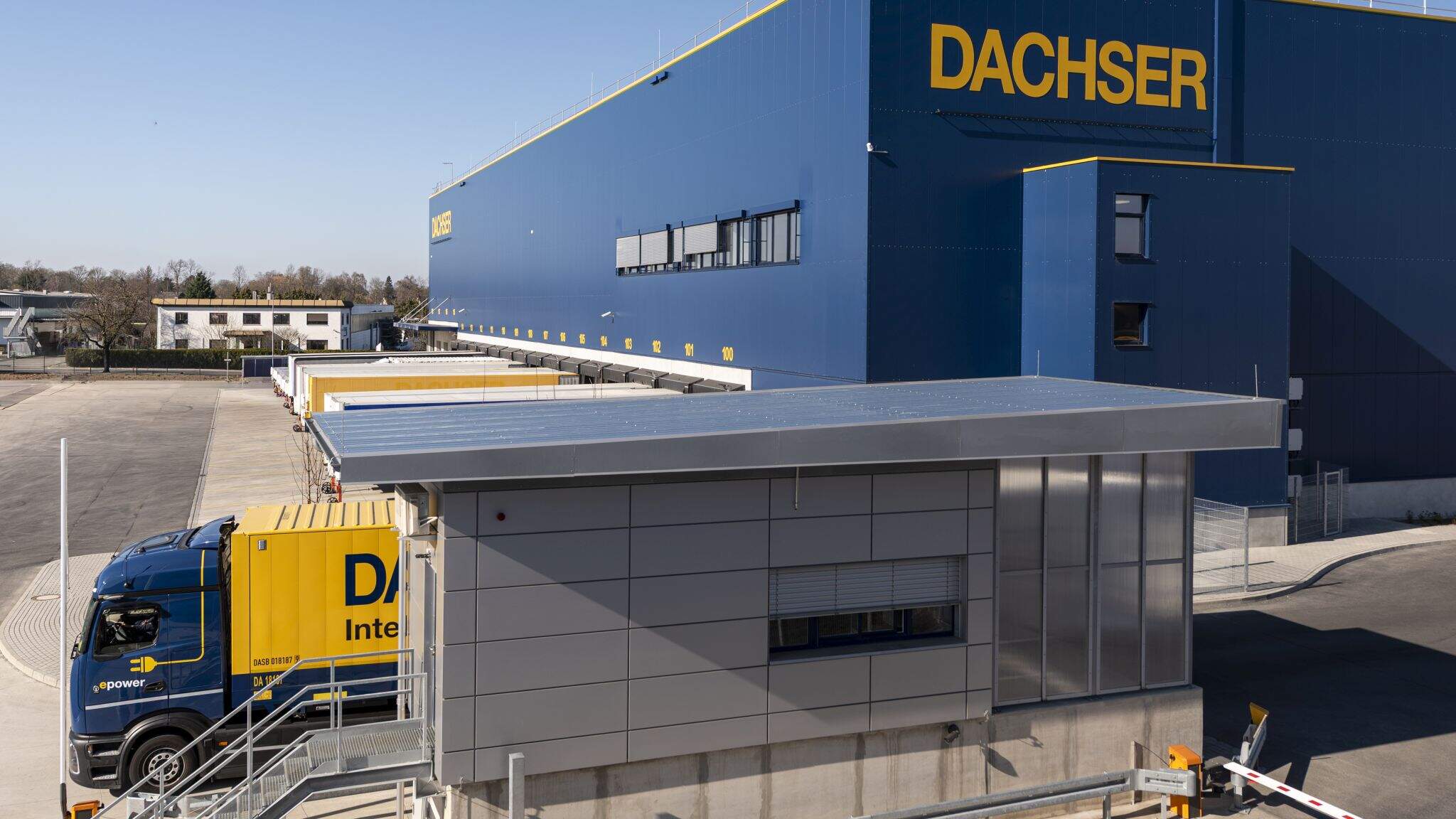 De nieuwe vestiging van DACHSER in Unna nabij Dortmund / Foto: Helmut Bauer
 