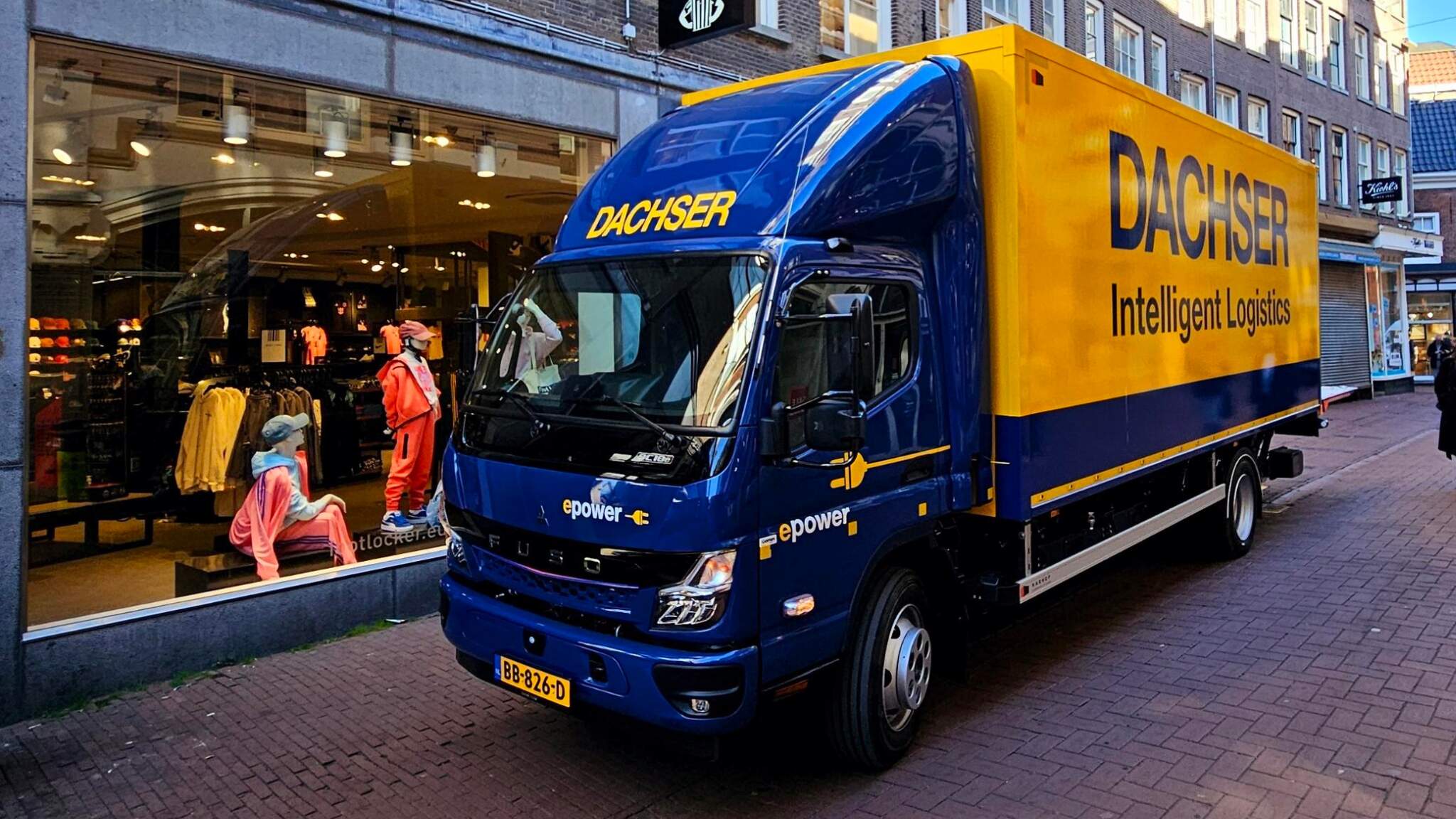 De introductie van emissievrije stadsdistributie in Amsterdam maakt deel uit van het DACHSER Emission-Free Delivery-concept