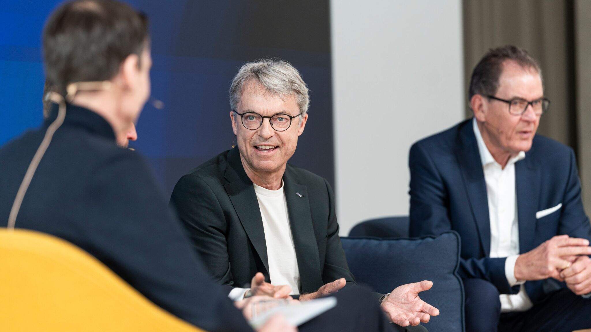 Het panelgesprek leidde tot een levendige gedachtewisseling.
 